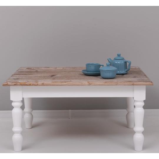 klasicky country dreveny konferencny stolik mediteransky vintage biely hnedy obyvacka odkladaci stolik vidiecka farma balaton provensalsky nabytok hotel lobby zamok vila dekoracie.jpg